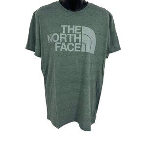The North Face Mens Green Logo T-Shirt Size Small S Short Sleeve Casual Tee EUC